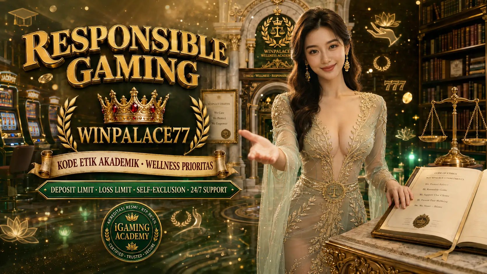Responsible Gaming akademi - Kode etik akademik untuk member usia 21 tahun ke atas